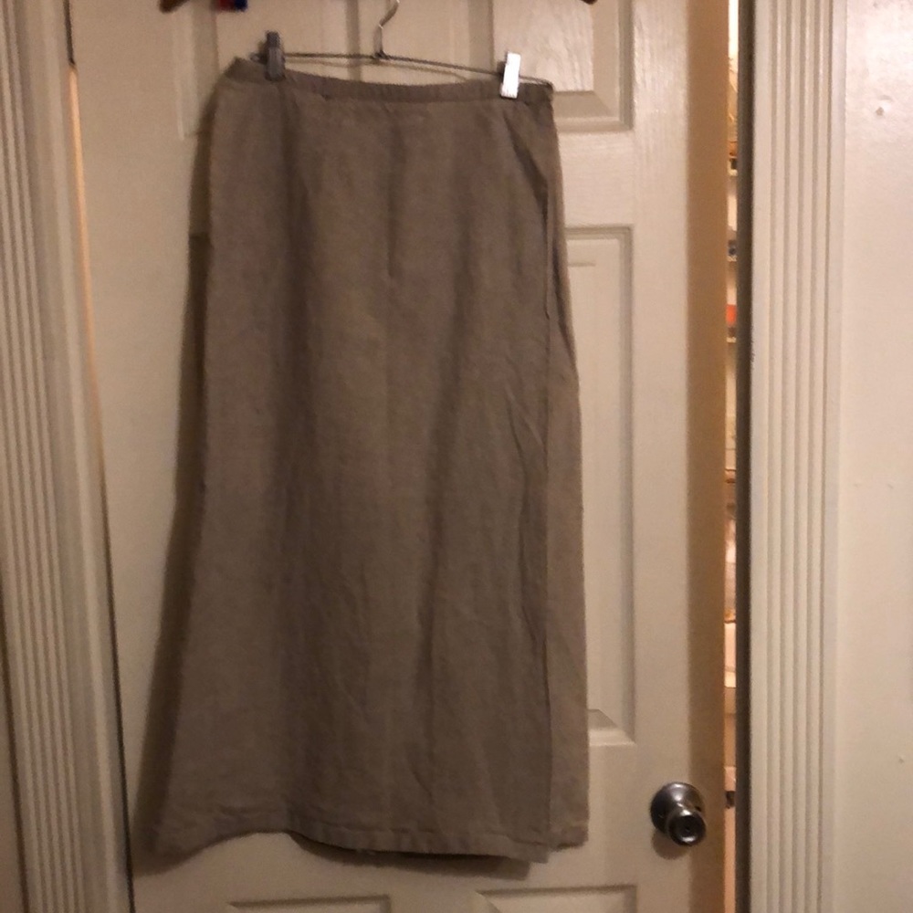 Liz Claiborne linen wrap skirt